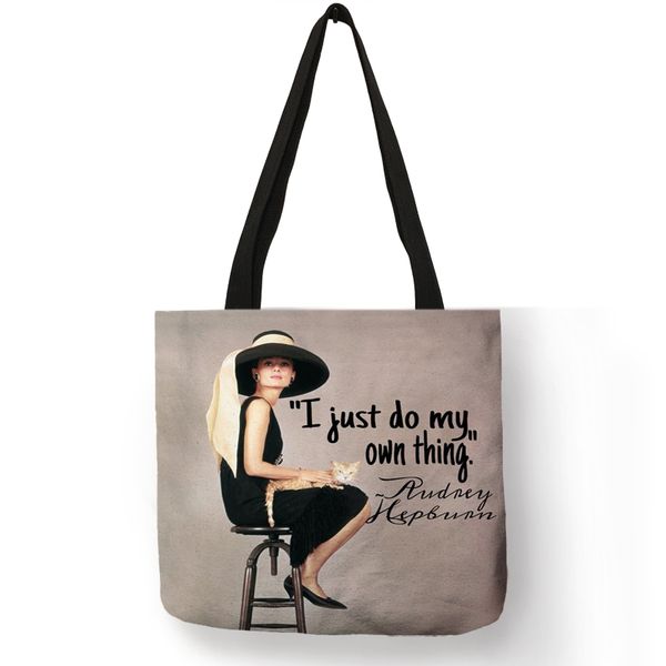 unique customize tote bag eco linen bags with audrey hepburn print reusable shopping bags fashion handbag totes for women
unique customize tote bag eco linen bags with audrey hepburn print reusable shopping bags fashion handbag totes for women