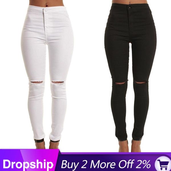2020 slim solid white jeans ripped skinny jeans for woman push up high waisted ripped for women jean taille haute femme, Blue
2020 slim solid white jeans ripped skinny jeans for woman push up high waisted ripped for women jean taille haute femme, Blue