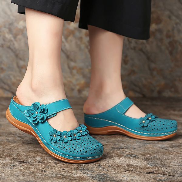 dress shoes women's sandals flower summer beach ladies comfort hollow out round toe large size platform, Black
dress shoes women's sandals flower summer beach ladies comfort hollow out round toe large size platform, Black