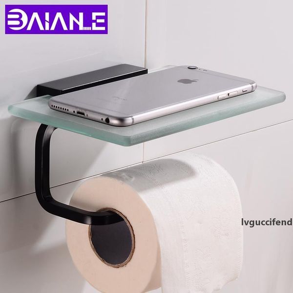 toilet paper holder with shelf glass aluminum black paper towel holders wall mounted bathroom tissue roll paper holder creative t200425
toilet paper holder with shelf glass aluminum black paper towel holders wall mounted bathroom tissue roll paper holder creative t200425
