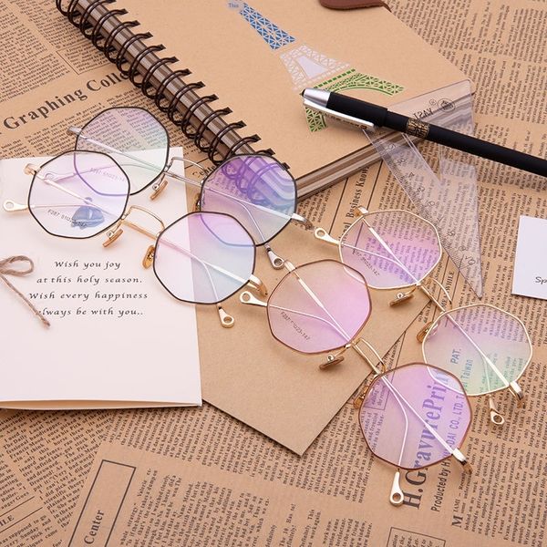 f287 polygon female myopia korean fashion polygon frame artistic myopia glasses frame male glasses, Silver
f287 polygon female myopia korean fashion polygon frame artistic myopia glasses frame male glasses, Silver