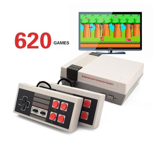mini tv game console 8 bit retro video game console 620 games with dual controllers handheld game player
mini tv game console 8 bit retro video game console 620 games with dual controllers handheld game player