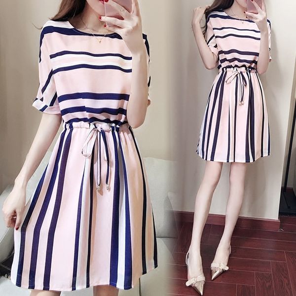 2019 new women a- line 's clothing korean style fashionable lace-up waist slimming hipster dress a- line dress women, Black;gray
2019 new women a- line 's clothing korean style fashionable lace-up waist slimming hipster dress a- line dress women, Black;gray