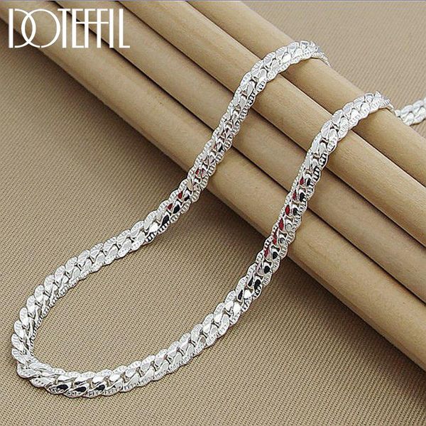 doteffil 925 sterling silver 6mm full sideways necklace 18/20/24 inch chain for woman men fashion wedding engagement jewelry
doteffil 925 sterling silver 6mm full sideways necklace 18/20/24 inch chain for woman men fashion wedding engagement jewelry