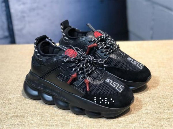 fashion chain sneakers for men women designer black multicolor suede leopard chainz white spotted outdoor casual shoes size 36-45, Black;red
fashion chain sneakers for men women designer black multicolor suede leopard chainz white spotted outdoor casual shoes size 36-45, Black;red