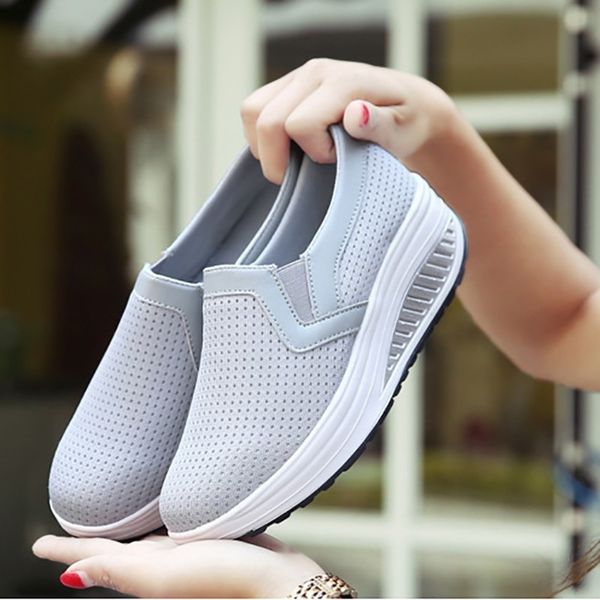 mesh breathable flat shoes women fashion platform shoes height increasing loafers slip on shallow swing casual sneakers d01 cs02, Black
mesh breathable flat shoes women fashion platform shoes height increasing loafers slip on shallow swing casual sneakers d01 cs02, Black