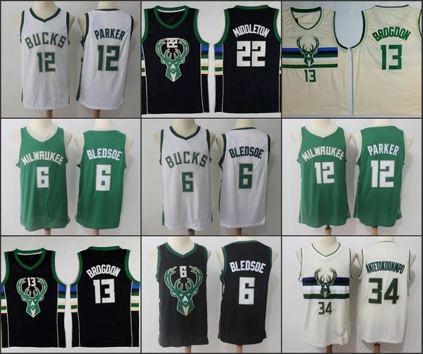 milwaukee bucks men basketball jerseys middleton 12 parker 34 antetokounmpo nba 6 bledsoe jersey, Black
milwaukee bucks men basketball jerseys middleton 12 parker 34 antetokounmpo nba 6 bledsoe jersey, Black