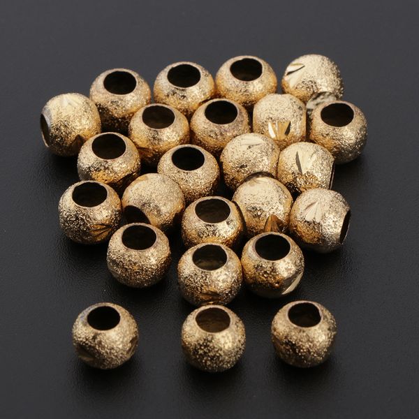 25pcs round loose beads spacers brass jewelry making beads charms 
25pcs round loose beads spacers brass jewelry making beads charms