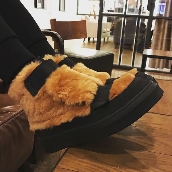 winter new mens fashion fur patchwork leather snow korean hook round toe thick bottom casual warm boots plus size, Black
winter new mens fashion fur patchwork leather snow korean hook round toe thick bottom casual warm boots plus size, Black