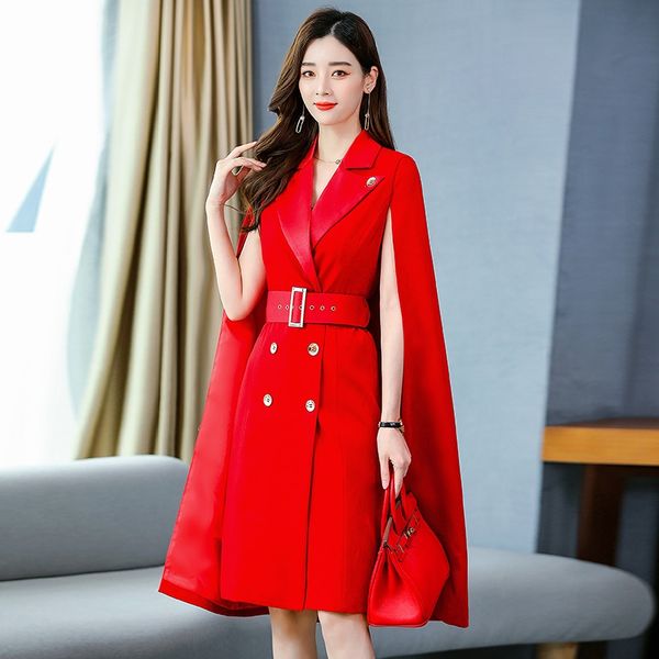 2020 spring new korean windbreaker coat style suit collar double-breasted mid-length waist women's trench coat yj203, Tan;black
2020 spring new korean windbreaker coat style suit collar double-breasted mid-length waist women's trench coat yj203, Tan;black