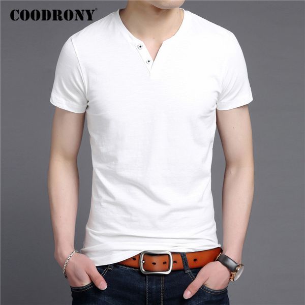 coodrony short sleeve t shirt men summer streetwear casual cotton tee shirt homme fashion button henry collar t-shirt man c5090s, White;black
coodrony short sleeve t shirt men summer streetwear casual cotton tee shirt homme fashion button henry collar t-shirt man c5090s, White;black