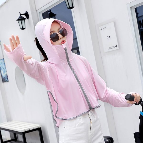 women's short bicycle clothes sunscreen clothes long sleeve shawl hooded uv-proof thin outdoor cycling sunscreen cloak, Blue;gray
women's short bicycle clothes sunscreen clothes long sleeve shawl hooded uv-proof thin outdoor cycling sunscreen cloak, Blue;gray