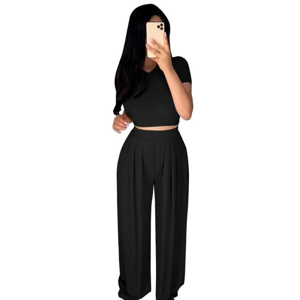 felyn 2020 new fashion elegant style two pieces casual women set solid t-shirt and full length summer outfits, White
felyn 2020 new fashion elegant style two pieces casual women set solid t-shirt and full length summer outfits, White