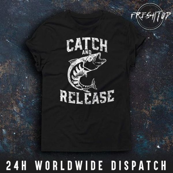 catch and release t shirt fishing fisherman forrest lake river father son gift, Gray;blue
catch and release t shirt fishing fisherman forrest lake river father son gift, Gray;blue