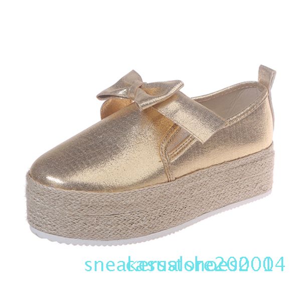 new whole sale drop shipping women casual shoes with bow ladies single shoes set foot white yellow gold platform designers size 37-42 c14, Black 
new whole sale drop shipping women casual shoes with bow ladies single shoes set foot white yellow gold platform designers size 37-42 c14, Black