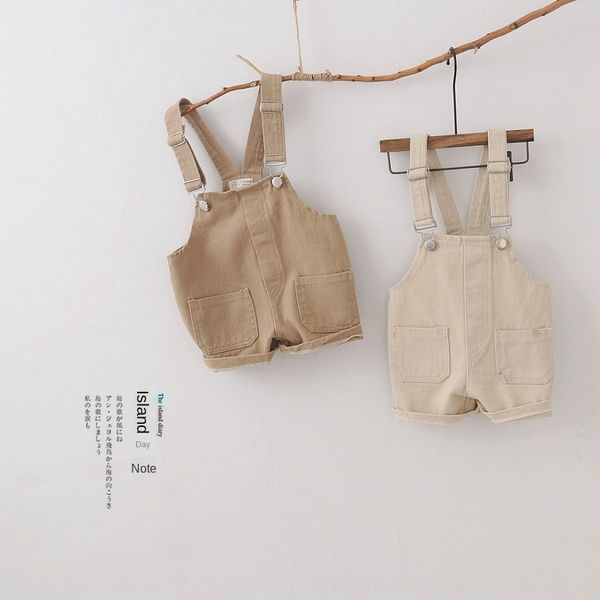 new crawler korean fashionable children's overalls sling overalls baby suspender shorts summer, Blue
new crawler korean fashionable children's overalls sling overalls baby suspender shorts summer, Blue