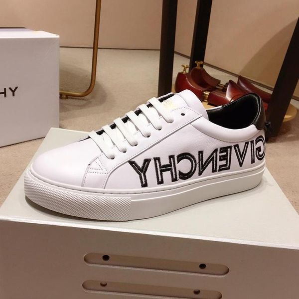 reverse sneakers in leather men 's shoes outdoor walking fashion sneakers lace -up low luxury men shoes herren sports, Black
reverse sneakers in leather men 's shoes outdoor walking fashion sneakers lace -up low luxury men shoes herren sports, Black