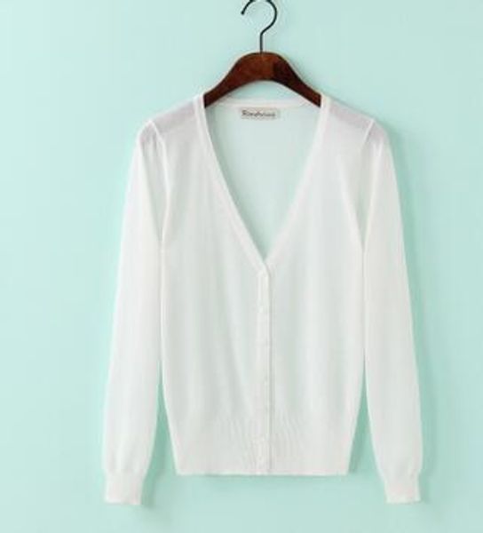 mlxslky super thin women's cardigan sweater female plus size spring and summer womens short style knit cardigan coat, White
mlxslky super thin women's cardigan sweater female plus size spring and summer womens short style knit cardigan coat, White