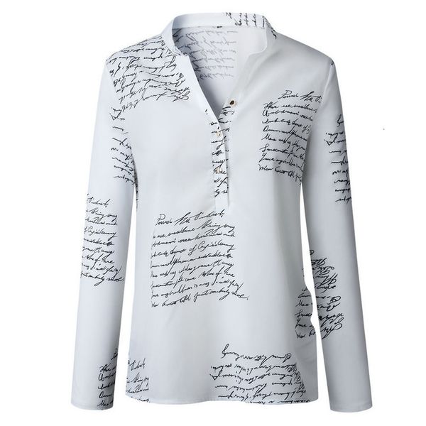 womens and blouses v neck letters printing button long sleeve blusas feminina elegant ladies formal office 2020, White
womens and blouses v neck letters printing button long sleeve blusas feminina elegant ladies formal office 2020, White