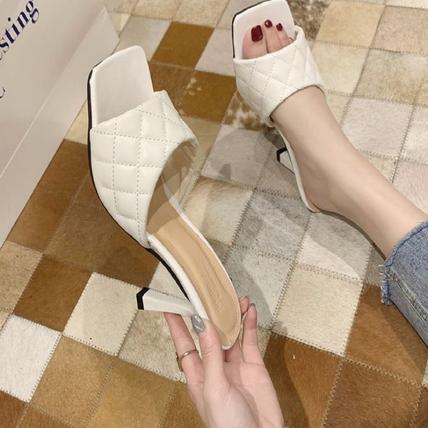 2020 sqaure toe quilted heeled mule black pu leather kitten heel shoes women high heels sandals sliper woman shoes white blue
2020 sqaure toe quilted heeled mule black pu leather kitten heel shoes women high heels sandals sliper woman shoes white blue