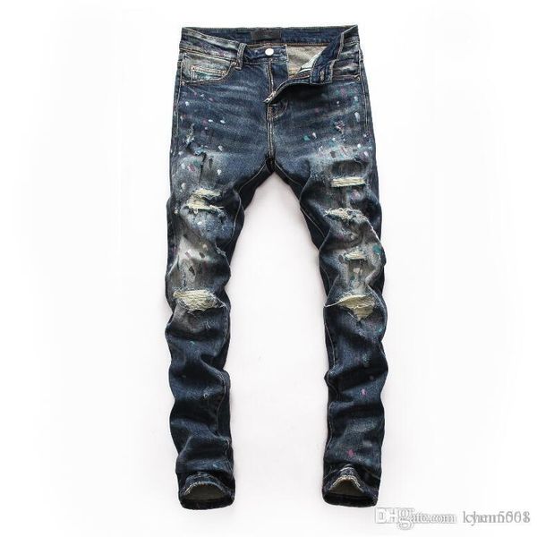 2020 new arrival men designer jeans denim embroidery pants fashion holes trousers designer jeans the cobra, Blue
2020 new arrival men designer jeans denim embroidery pants fashion holes trousers designer jeans the cobra, Blue