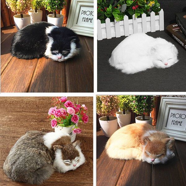 plush animals lifelike sleeping cats realistic pets models children birthday gifts home decoration kid toy mx200716
plush animals lifelike sleeping cats realistic pets models children birthday gifts home decoration kid toy mx200716