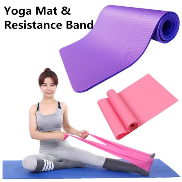 10mm nbr yoga mat with resistance band fitness pilates mat 183x61cm non-slip thick pad for outdoor gym exercise fitness
10mm nbr yoga mat with resistance band fitness pilates mat 183x61cm non-slip thick pad for outdoor gym exercise fitness