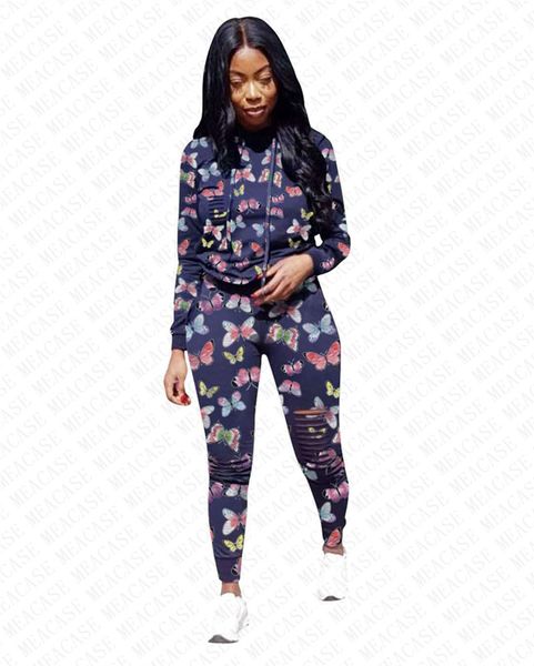 women tracksuit broken hole butterfly print sweatsuit hooded sweater hoodies leggings pants set 2 piece outfits sports suit d72704, White
women tracksuit broken hole butterfly print sweatsuit hooded sweater hoodies leggings pants set 2 piece outfits sports suit d72704, White