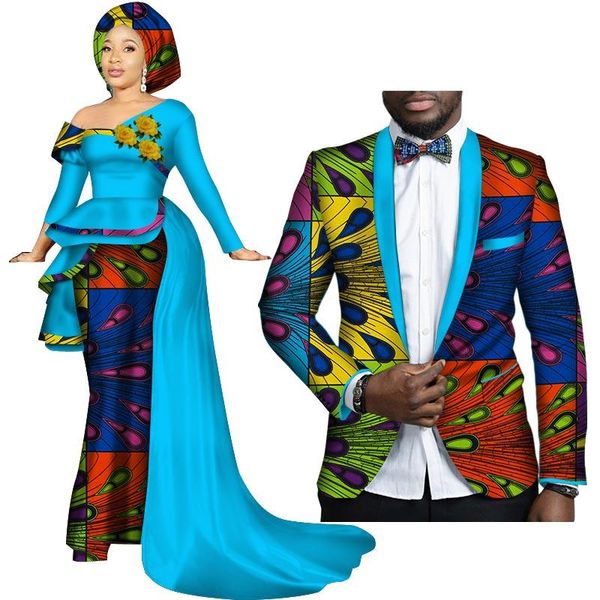 2020 african couple clothes women dress men blazer bazin riche african print patchwork couples suit(women+men, Red
2020 african couple clothes women dress men blazer bazin riche african print patchwork couples suit(women+men, Red