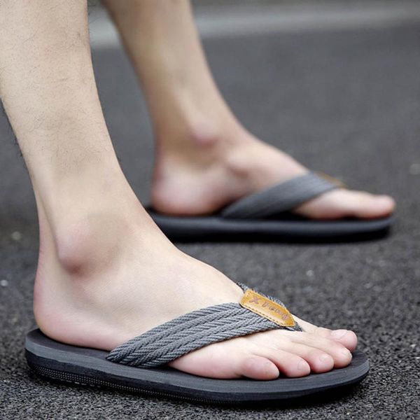 summer new men's slippers beach anti-skid out wear nice flip flops causal comfortable and light gray & brown men's shoes male, Black
summer new men's slippers beach anti-skid out wear nice flip flops causal comfortable and light gray & brown men's shoes male, Black