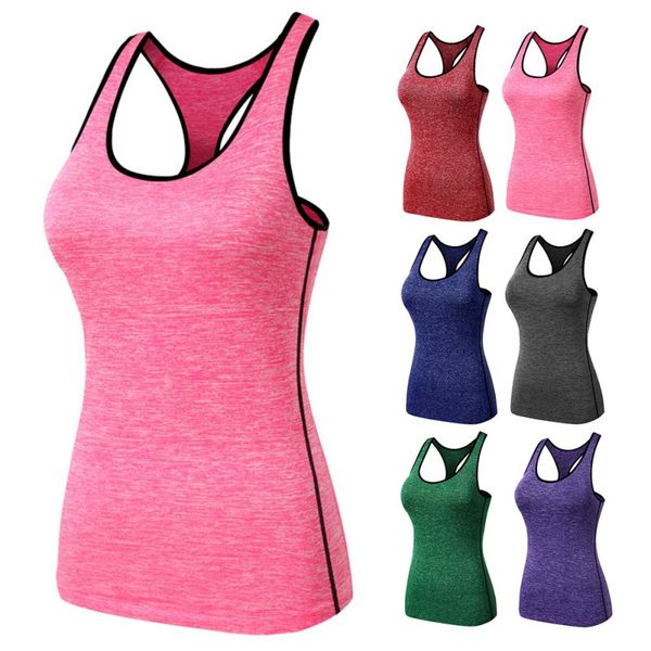 t-shirt gym fitness yoga workout tank vest running sports accessories women quick-dry running, Black;blue
t-shirt gym fitness yoga workout tank vest running sports accessories women quick-dry running, Black;blue