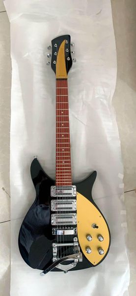 new arrival john lennon verion rickenbacken 325 version guitar,tremolo version. black color gold pickguard 20200601
new arrival john lennon verion rickenbacken 325 version guitar,tremolo version. black color gold pickguard 20200601