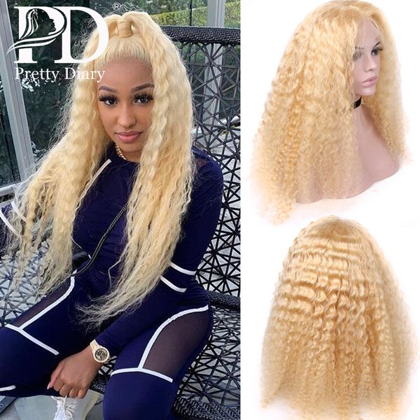 Brazilian 613 Blonde Curly Lace Front Human Hair Wigs Transparent Lace Frontal Wig Pre Plucked Water Deep Wave Remy Hair 150%
Brazilian 613 Blonde Curly Lace Front Human Hair Wigs Transparent Lace Frontal Wig Pre Plucked Water Deep Wave Remy Hair 150%