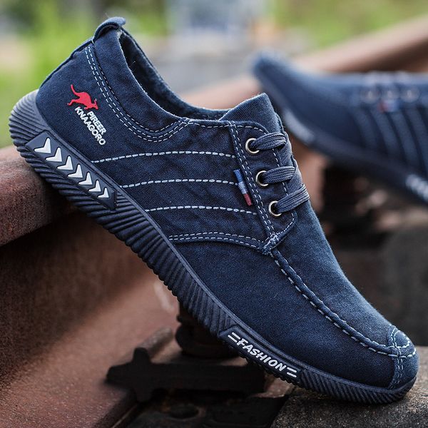 prowow canvas men shoes denim lace-up men casual shoes new 2020 plimsolls breathable male footwear spring autumn footwear, Black
prowow canvas men shoes denim lace-up men casual shoes new 2020 plimsolls breathable male footwear spring autumn footwear, Black