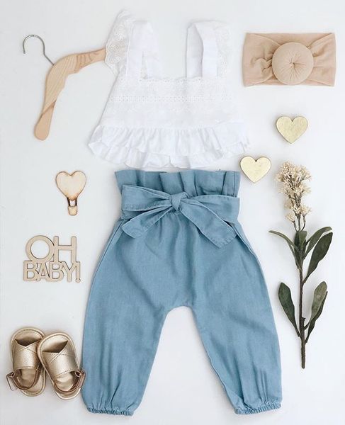 fashion kids sets toddler baby girls sleeveless vest long pants leggings newborn outfits clothes, White
fashion kids sets toddler baby girls sleeveless vest long pants leggings newborn outfits clothes, White