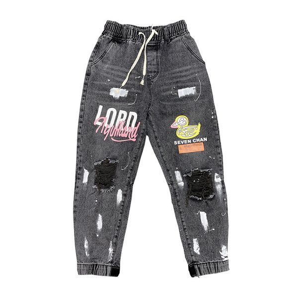 men's jeans spring summer 2021 fashion teenagers slim ripped holes small feet beggar pants beam low-end harem, Blue
men's jeans spring summer 2021 fashion teenagers slim ripped holes small feet beggar pants beam low-end harem, Blue