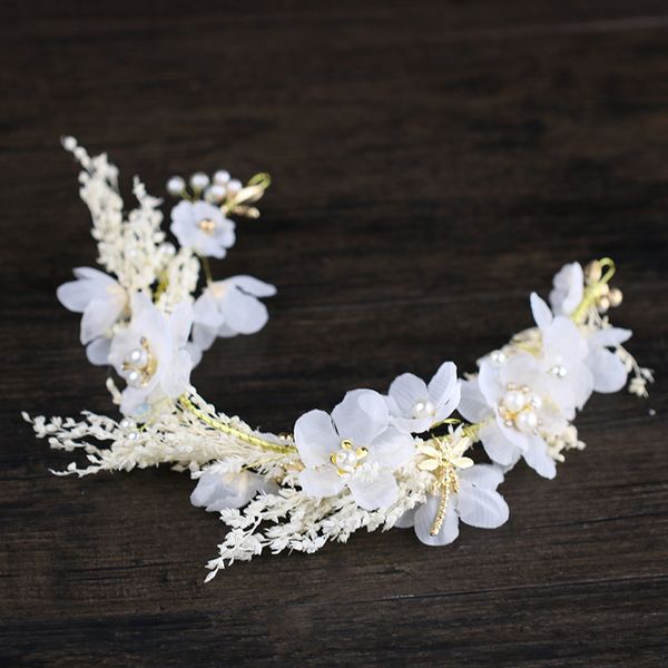 forseven women girl white flower crown yarn pearl headband hair wreath bridal headpiece hair jewelry wedding accessories jl, Golden;silver
forseven women girl white flower crown yarn pearl headband hair wreath bridal headpiece hair jewelry wedding accessories jl, Golden;silver