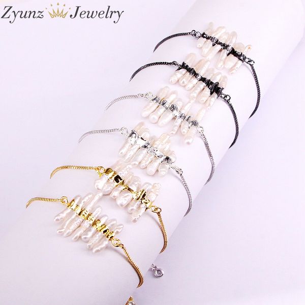 5pcs zyz339-2280 natural pearl connector bracelet handmade jewelry in gold / gunmetal /black / silver color
5pcs zyz339-2280 natural pearl connector bracelet handmade jewelry in gold / gunmetal /black / silver color
