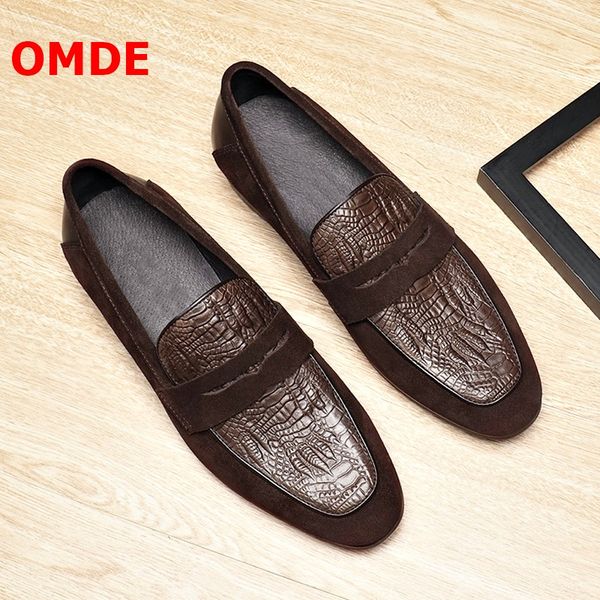 omde loafers men leather shoes patchwork dress shoes breathable soft men's flats slippers handmade penny loafers prom man, Black
omde loafers men leather shoes patchwork dress shoes breathable soft men's flats slippers handmade penny loafers prom man, Black
