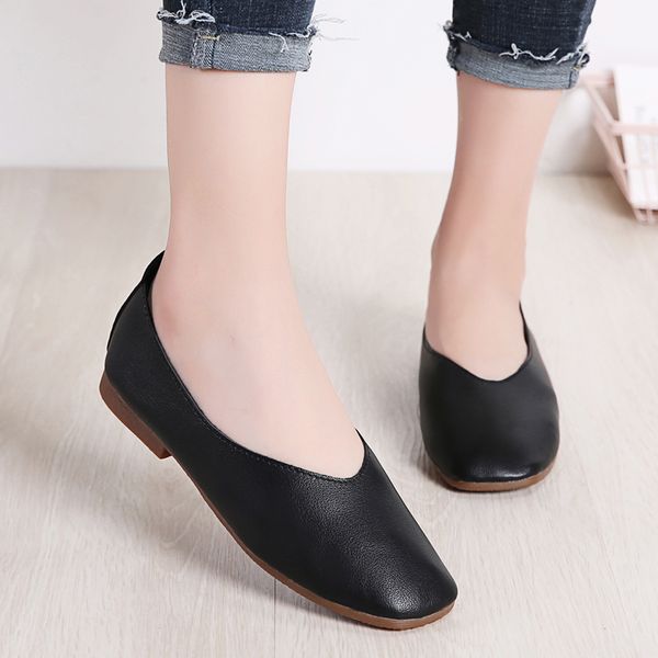 autumn women flats genuine leather shoes ladies loafers slip-on platform shoes female walking boats female, Black
autumn women flats genuine leather shoes ladies loafers slip-on platform shoes female walking boats female, Black