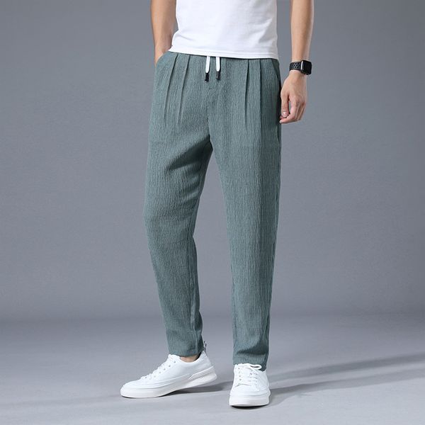 icpans ice silk summer thin casual pants loose elastic waist harem pants mens trousers hip hop streetwear, Black
icpans ice silk summer thin casual pants loose elastic waist harem pants mens trousers hip hop streetwear, Black