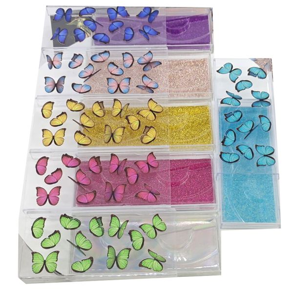 new 10pcs butterfly print eyelash packaging box wholesale empty boxes eyelash package case 8-20mm lashes rectangle box
new 10pcs butterfly print eyelash packaging box wholesale empty boxes eyelash package case 8-20mm lashes rectangle box