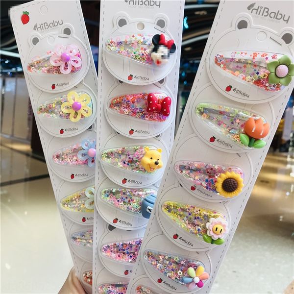 ins korean new children's color quicksand transparent cartoon set girl korean hairpin children hairclip baby pvc side clip hairpin, Slivery;white
ins korean new children's color quicksand transparent cartoon set girl korean hairpin children hairclip baby pvc side clip hairpin, Slivery;white