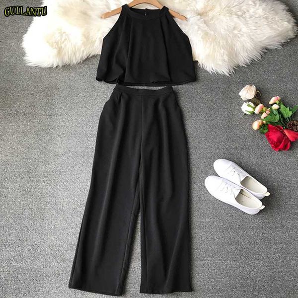 two piece set women fashion short and long pants casual sleeveless elastic high waist female summer festival clothing, White
two piece set women fashion short and long pants casual sleeveless elastic high waist female summer festival clothing, White