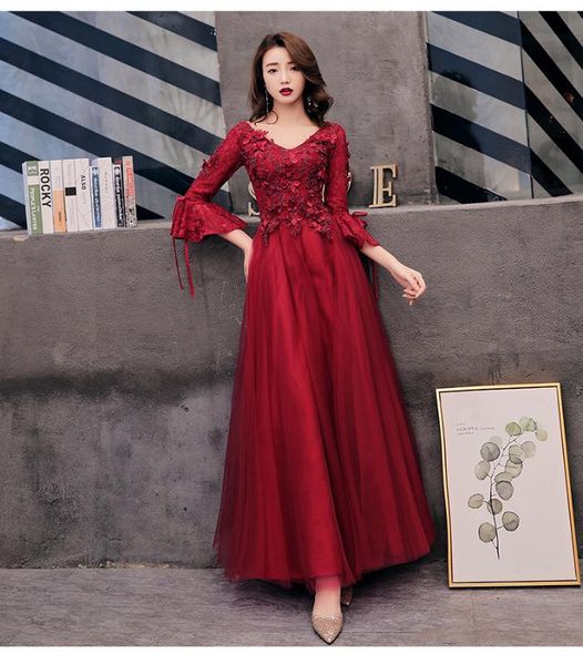 ethnic clothing chinese style elegant lace qipao novelty luxury flare sleeve long tight dress noble mesh dresses vestidos, Red
ethnic clothing chinese style elegant lace qipao novelty luxury flare sleeve long tight dress noble mesh dresses vestidos, Red