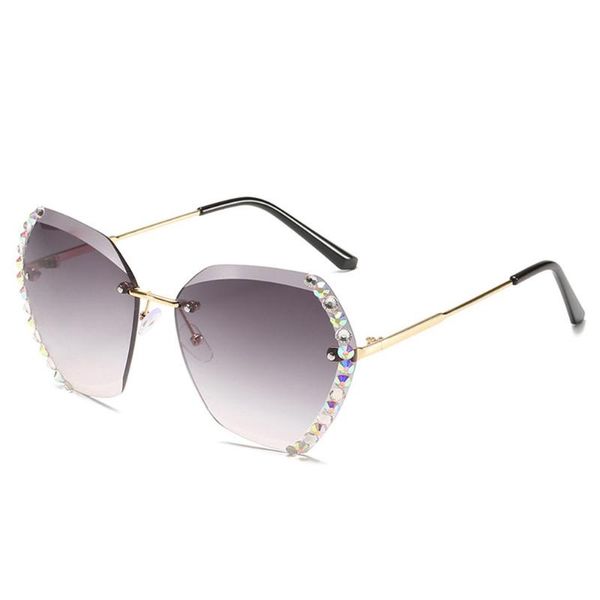 sunglasses crystal rimless women designer rhinestone frameless gradual sun glasses shades hexagon, White;black
sunglasses crystal rimless women designer rhinestone frameless gradual sun glasses shades hexagon, White;black