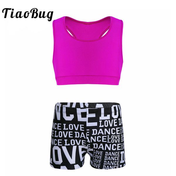 tiaobug детский девушки dance одежда crop top с letters printed днища балет танец тренировки гимнастика трико шорты tank top set, Black;red
tiaobug детский девушки dance одежда crop top с letters printed днища балет танец тренировки гимнастика трико шорты tank top set, Black;red