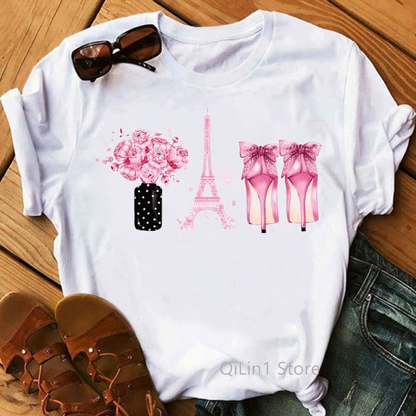 vogue pink high shoes flowers printed t-shirt women summer fashion paris style tshirt femme white short sleeve female t-shirt
vogue pink high shoes flowers printed t-shirt women summer fashion paris style tshirt femme white short sleeve female t-shirt