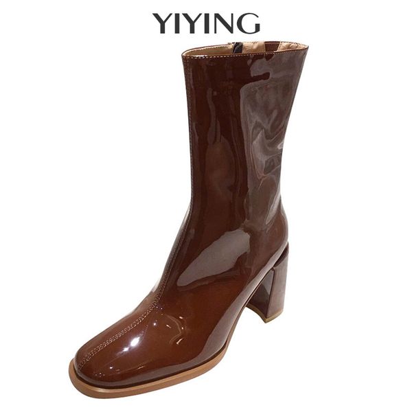 2020 autumn winter mid boots for women fashion t show girls high heels female slip on shoes, Black
2020 autumn winter mid boots for women fashion t show girls high heels female slip on shoes, Black