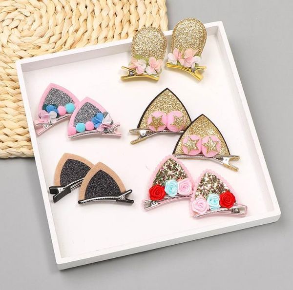 2pcs solid cat ears hairpins sequins ears hair clips shape barrettes girls bow hair accessories headdress j52, Slivery;white
2pcs solid cat ears hairpins sequins ears hair clips shape barrettes girls bow hair accessories headdress j52, Slivery;white